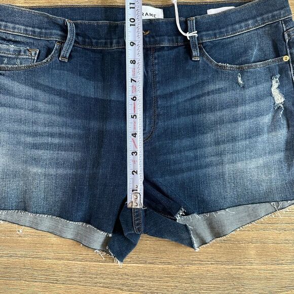 FRAME Denim Cutoff Jean Shorts size 32 - Picture 6 of 10